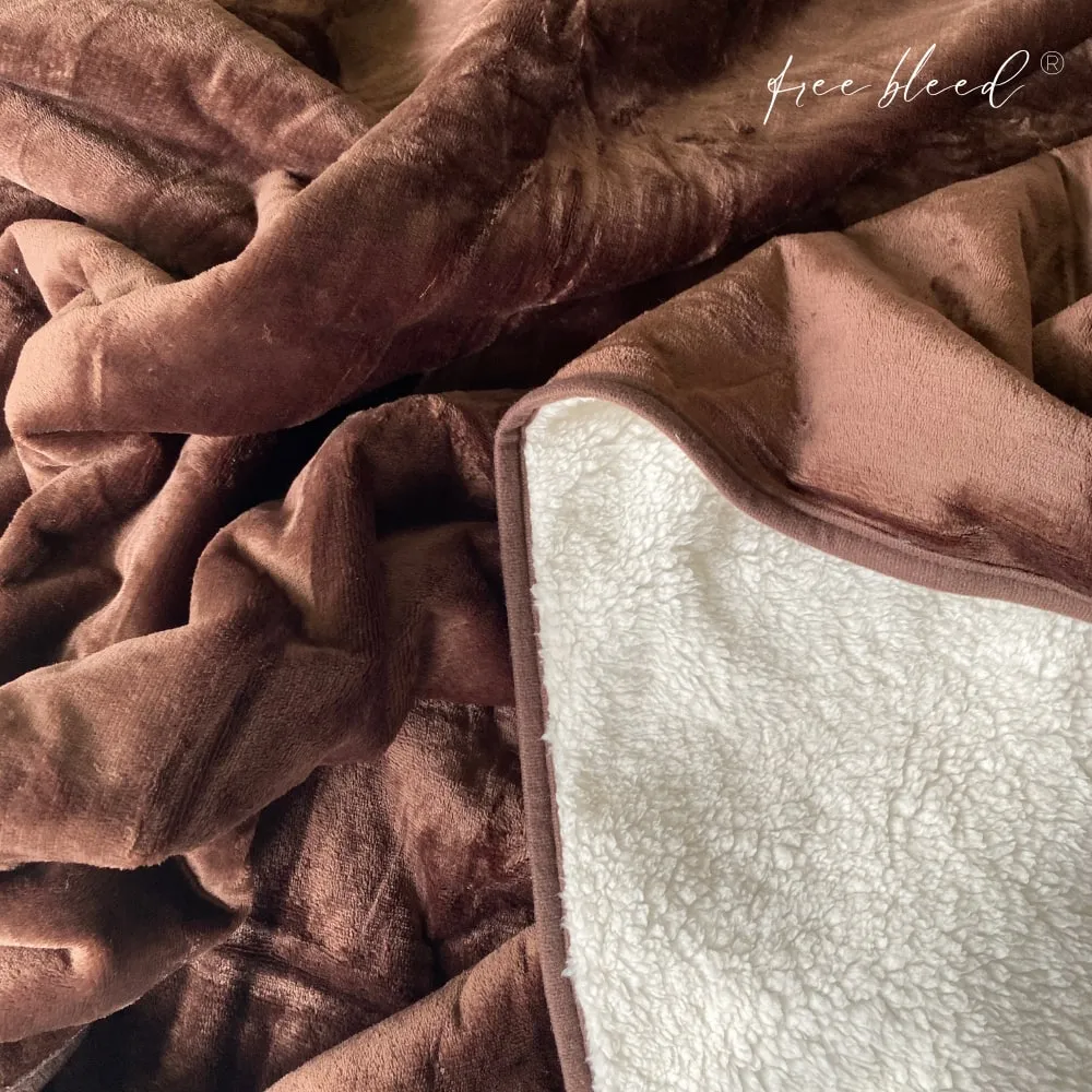 Free Bleed® Blanket – Cocoa, photo 6 of 6
