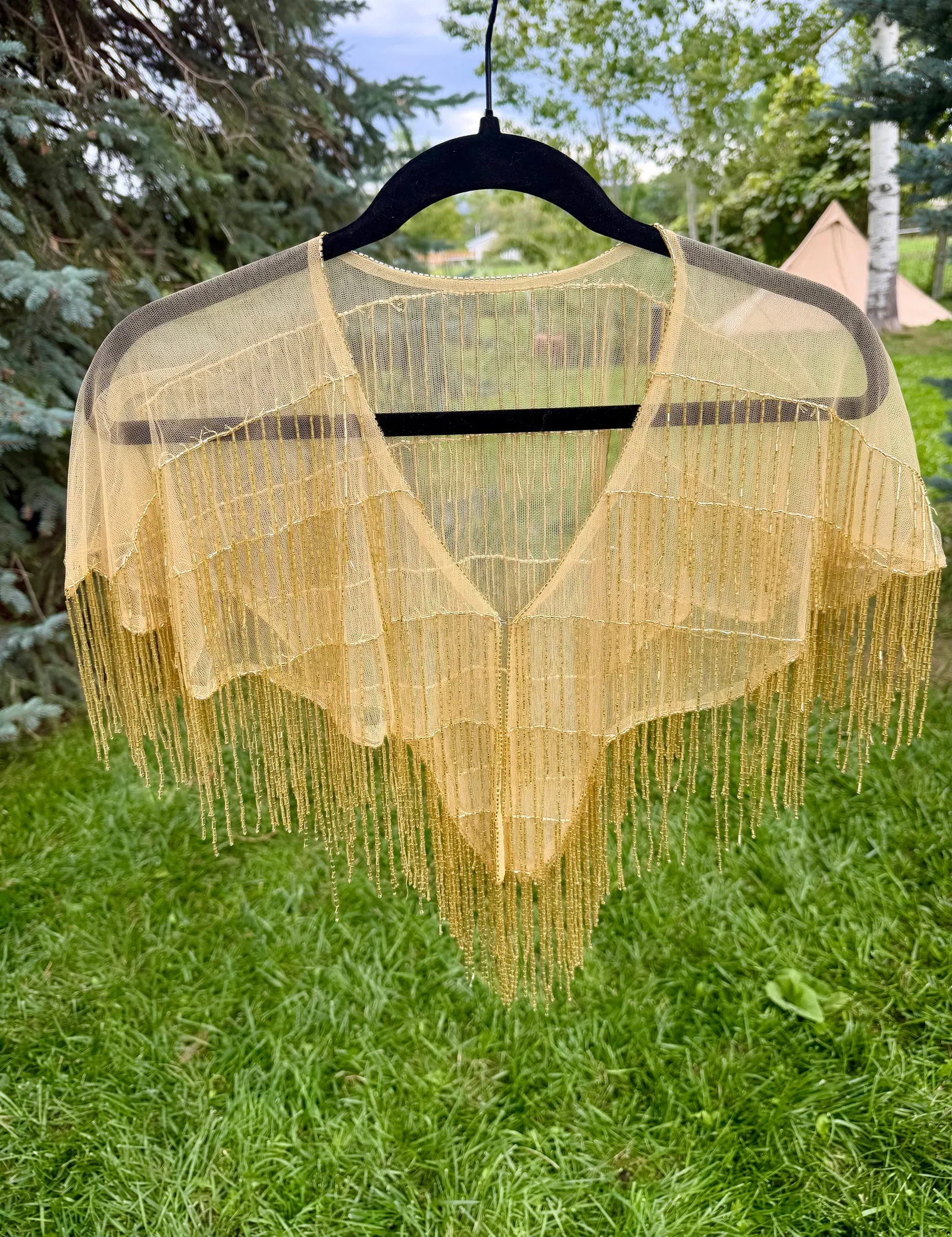 Lumina Nude Cape - Gold, photo 2 of 3