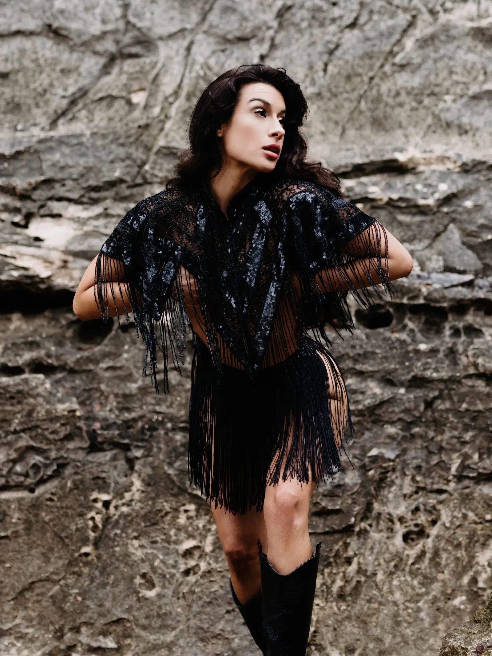 Radiant Essence Cape - Black, photo 8 of 8